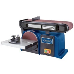 Scheppach Ponceuse à Bande Et à Disque 370W Bande 915x100mm BTS900