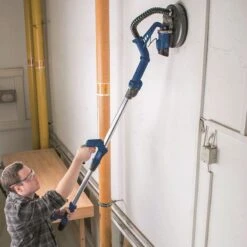 Ponceuse Pour Plâtre Rotative Scheppach DS920 225mm 230V 50Hz 710W + Accessoires -Kobleo ponceuse de cloisons seches 225mm 710w accessoires ds 920 scheppach 2