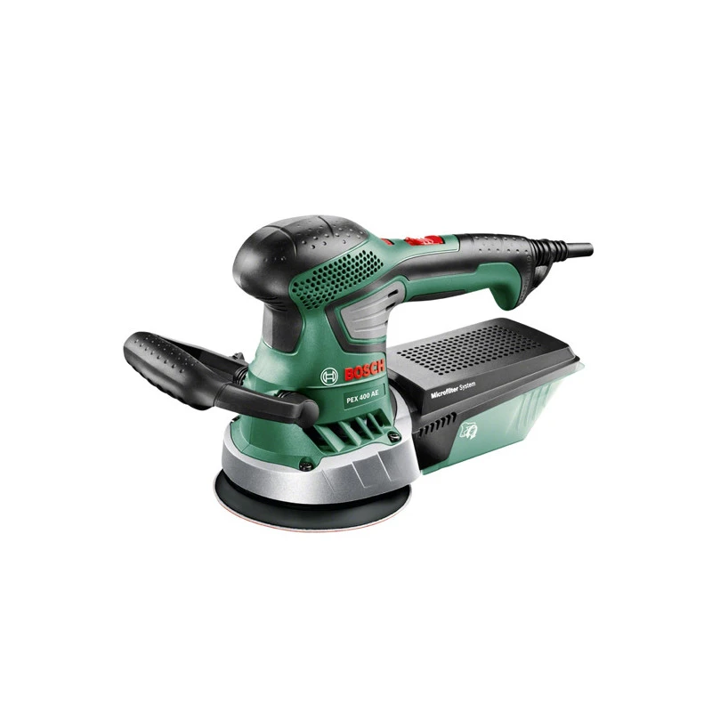 Bosch Ponceuse Excentrique 350W125mm Système Microfiltre & Aspiration Intégr 1 Bosch Ponceuse Excentrique 350W125mm Système Microfiltre & Aspiration Intégr