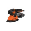 Ponceuse Mouse 120W Avec 3 Accessoires KA2000 Black And Decker