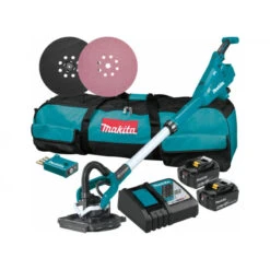Makita Ponceuse Murale à Batterie 18V Li-Ion 5,0Ah 225 Mm DSL800RTEU