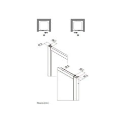 Porte Douche Coulissante 2 Panneaux 116-121cm Droite EUROPA SP 7 Porte Douche Coulissante 2 Panneaux 116-121cm Droite EUROPA SP -Kobleo porte douche coulissante 2 panneaux 116 121cm droite europa sp 3