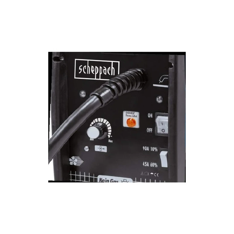 Scheppach Poste à Souder à Fil Fourré 06-09 Mm 90 A 3200 W Avec Accessoires WSE3 4 Scheppach Poste à Souder à Fil Fourré 06-09 Mm 90 A 3200 W Avec Accessoires WSE3 – Image 4