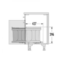 Poubelle De Cuisine Hailo Solo Manuelle 20L Coulissante Encastrable 6 Poubelle De Cuisine Hailo Solo Manuelle 20L Coulissante Encastrable -Kobleo poubelle de cuisine hailo solo manuelle 20l coulissante encastrable 2