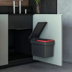 Poubelle De Recyclage 8199123 Recycle 15L Plastique Gris Anthracite -Kobleo poubelle de recyclage 8199123 recycle 15l plastique gris anthracite 5