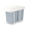 Poubelle De Tri Multi-Box Duo L Encastrable 2x14L Hailo