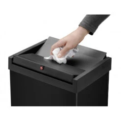 Poubelle Ordures Ménagères Big-Box Swing XL 52L Noir Hailo -Kobleo poubelle ordures menageres big box swing xl 52l noir hailo 2