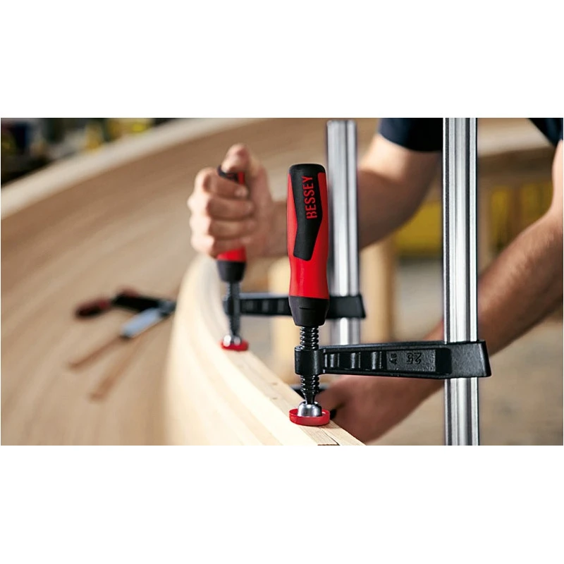 BESSEY Presse à Vis En Fonte Malléable Avec Poignée Bi-matière TG 600/140 TG6 2 BESSEY Presse à Vis En Fonte Malléable Avec Poignée Bi-matière TG 600/140 TG6 – Image 2