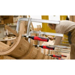 BESSEY Presse à Vis Tout Acier Avec Poignée Bi-matière GZ-2K 800/120 GZ80-12- -Kobleo presse a vis tout acier avec poignee bi matiere gz 2k 800 120 gz80 12 bessey 4