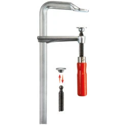 BESSEY Presse à Vis Tout Acier Avec Poignée Bois GZ 300/120 Mm GZ30-12