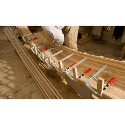 BESSEY Presse à Vis Tout Acier Avec Poignée Bois GZ 400/120 Mm GZ40 -Kobleo presse a vis tout acier avec poignee bois gz 400 120 mm gz40 bessey 4