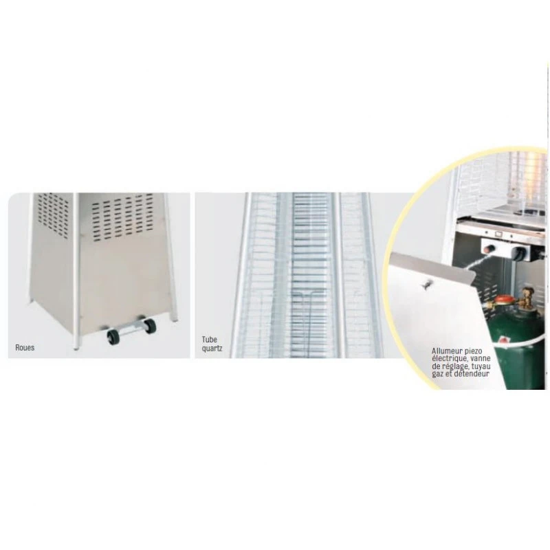 Pyramide Chauffante Mobile Louxor Au Gaz Propane G31 13kW Sovelor 2 Pyramide Chauffante Mobile Louxor Au Gaz Propane G31 13kW Sovelor – Image 2