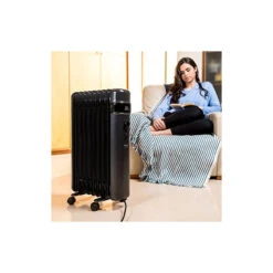 Radiateur à Bain D'huile Agadir 2000 2000W Noir Taurus Alpatec -Kobleo radiateur a bain d huile agadir 2000 2000w noir taurus alpatec 3