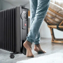 Radiateur à Huile 2000W Cellules 140mm Noir BXRA2000E Black & Decker -Kobleo radiateur a huile 2000w cellules 140mm noir bxra2000e black decker 3