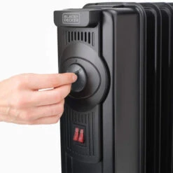 Radiateur à Huile 2000W Cellules 140mm Noir BXRA2000E Black & Decker -Kobleo radiateur a huile 2000w cellules 140mm noir bxra2000e black decker 4