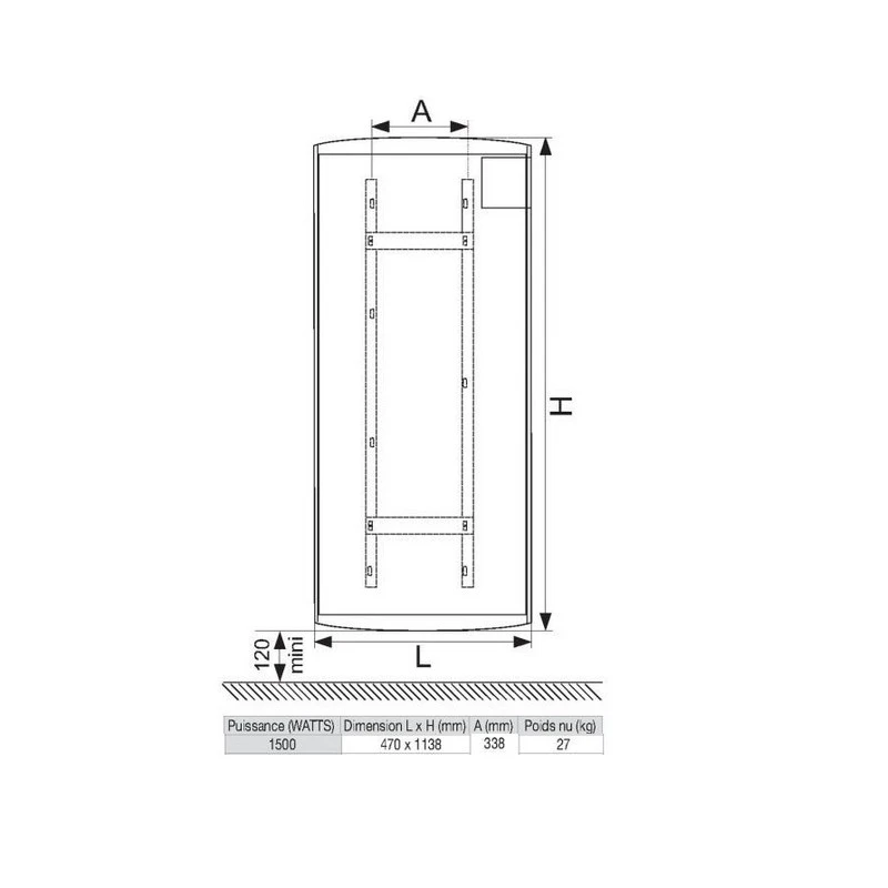 Atlantic Radiateur Chaleur Douce Vertical Nirvana Digital 1500W 2 Atlantic Radiateur Chaleur Douce Vertical Nirvana Digital 1500W – Image 2