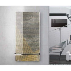 Radiateur SoleVertical 1000W 600x1250mm Motif FR030 Télécommande SOLT6