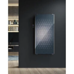 Radiateur SoleVertical 350W 400x1000mm Motif FR040 Clavier Caché SOLP4