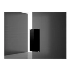 Radiateur SoleVertical 350WVerre 400x1000mm Noir Clavier Caché SOLP401