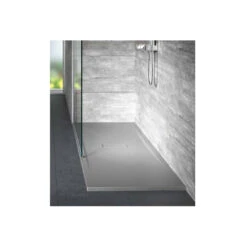 Receveur De Douche En Acrylique 120 X 70 X H.3,5 Cm Blanc CUSTOM