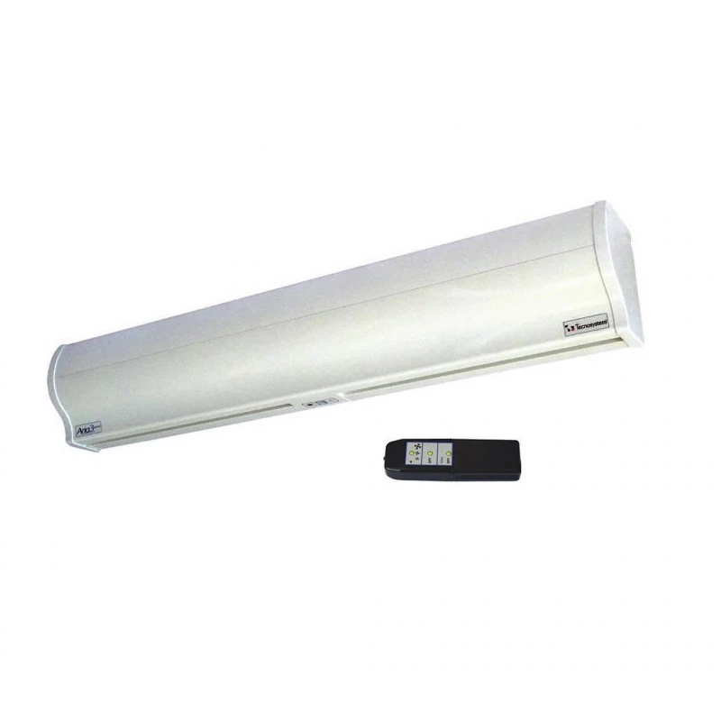 Rideau D'air Apparent 6400W 400VAC Tri+N 150cm 1190m3/h Aria 3 Silence 1 Rideau D'air Apparent 6400W 400VAC Tri+N 150cm 1190m3/h Aria 3 Silence