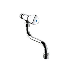 Robinet D'évier Bec 150mm M1/2" En Laiton Chromé