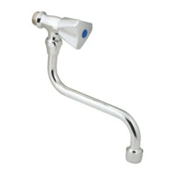 Robinet D'évier Mural Simple Bec Long. 150 Mm