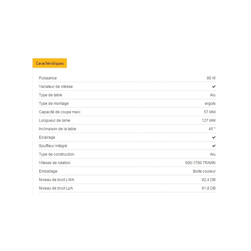 Scie à Chantourner EnergyScroll-405VE Vitesse Variable 80W Peugeot 2 Scie à Chantourner EnergyScroll-405VE Vitesse Variable 80W Peugeot – Image 2