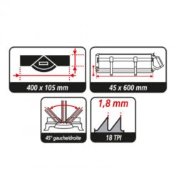 Scie à Onglet 600mm ENERGYSaw 600 Peugeot -Kobleo scie a onglet 600mm energysaw 600 peugeot 2