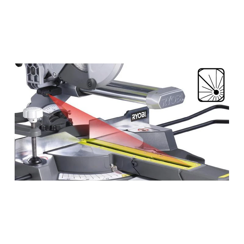 Ryobi Scie à Onglet Radiale 216 Mm 1500W EMS216L 2 Ryobi Scie à Onglet Radiale 216 Mm 1500W EMS216L – Image 2