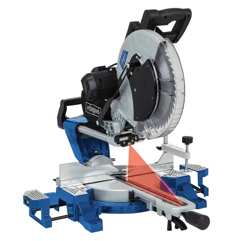 Scie à Onglet Radiale HM140L 305mm 2000W Scheppach 1 Scie à Onglet Radiale HM140L 305mm 2000W Scheppach