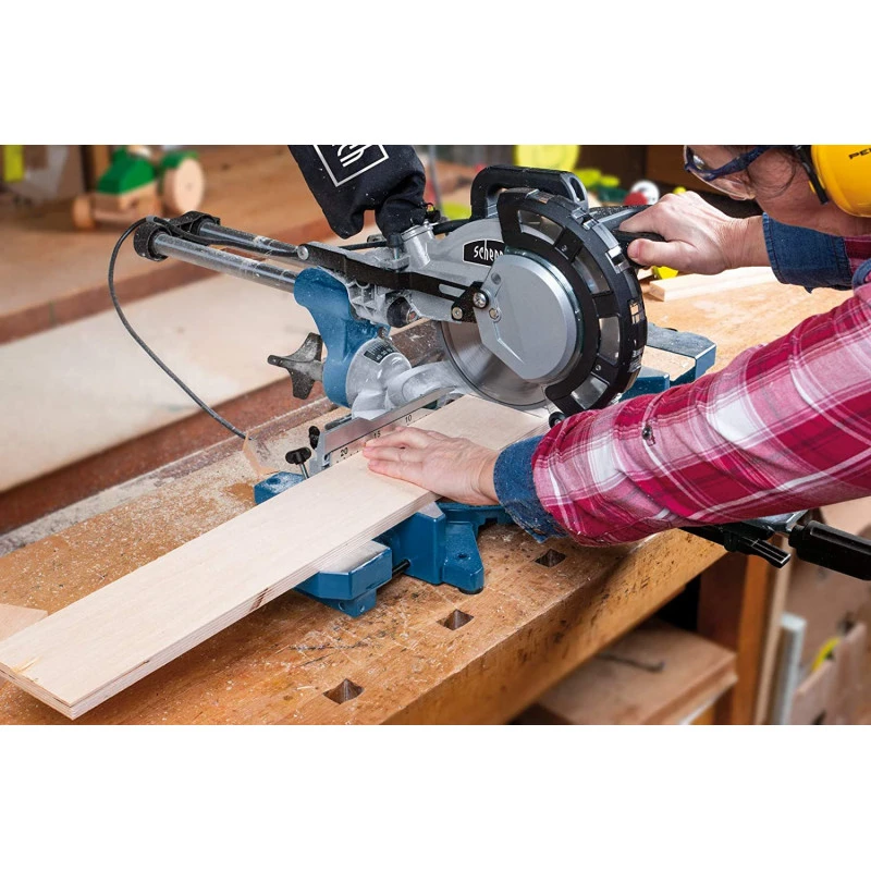 Scie à Onglet Radiale HM216 2000W 216mm Scheppach 4 Scie à Onglet Radiale HM216 2000W 216mm Scheppach – Image 4