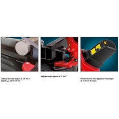 Scie à Ruban Acier 1200W L:1440mm Diam120mm 784XL 7 Scie à Ruban Acier 1200W L:1440mm Diam120mm 784XL -Kobleo scie a ruban acier 1200w l 1440mm diam120mm 784xl 2