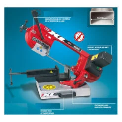 Scie à Ruban Acier 1600W L:1735mm Diam152mm 785XL