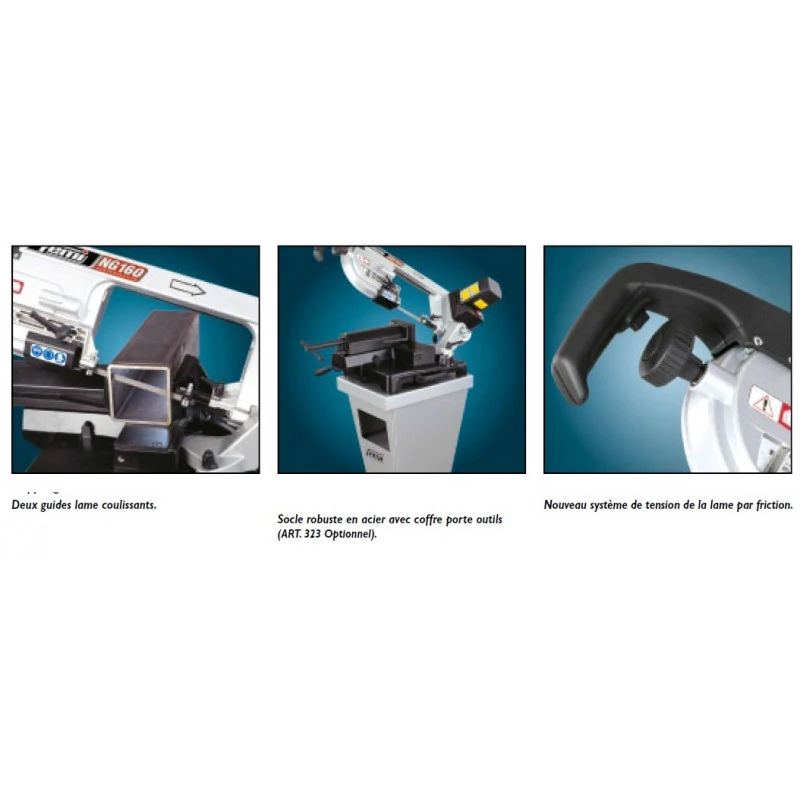 Scie à Ruban Acier 2000W L:1735 Mm Diam150mm NG160 2 Scie à Ruban Acier 2000W L:1735 Mm Diam150mm NG160 – Image 2