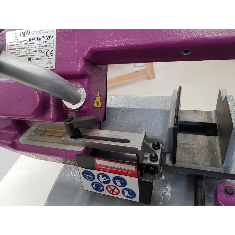 Scie à Ruban SR125 MV Sans Socle Sidamo 3 Scie à Ruban SR125 MV Sans Socle Sidamo – Image 3