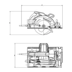 Metabo Scie Circulaire 1200W Lame 160mm KS 55 FS -Kobleo scie circulaire 1200w lame 160mm ks 55 fs 3