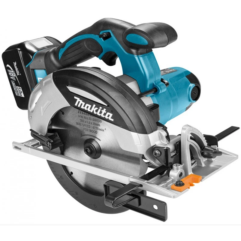 Makita Scie Circulaire à Batterie 18V 2x5Ah Li-Ion 165mm DHS630RTJ 1 Makita Scie Circulaire à Batterie 18V 2x5Ah Li-Ion 165mm DHS630RTJ