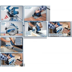 Scie Circulaire Plongeante PL 55 160mm Avec 2 Rails 700mm Scheppach -Kobleo scie circulaire plongeante pl 55 160mm avec 2 rails 700mm scheppach 3