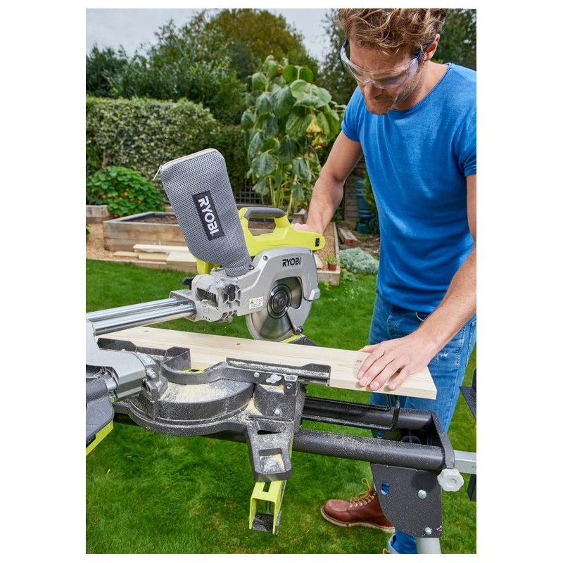 Ryobi Scie Circulaire Radiale One+ 18V 216mm Sans Batterie Ni Chargeur R18MS 5 Ryobi Scie Circulaire Radiale One+ 18V 216mm Sans Batterie Ni Chargeur R18MS – Image 5