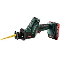Metabo Scie Sabre Sans Fil 18 V LiHD 2x 4 Ah 13 Mm SSE 18 LTX Compact