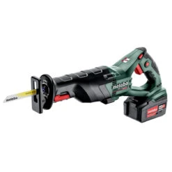 Metabo Scie Sabre Sans Fil 18V 2x52Ah Li-Power 32 Mm Avec Coffret SSE 18 LTX