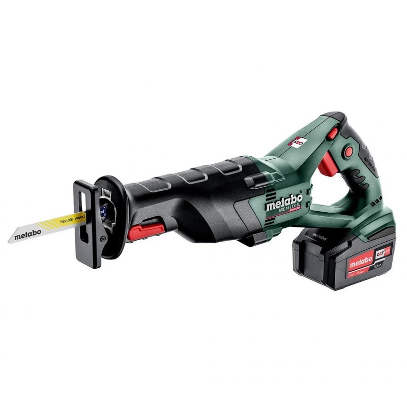 Metabo Scie Sabre Sans Fil 18V 2x52Ah Li-Power 32 Mm Avec Coffret SSE 18 LTX 1 Metabo Scie Sabre Sans Fil 18V 2x52Ah Li-Power 32 Mm Avec Coffret SSE 18 LTX