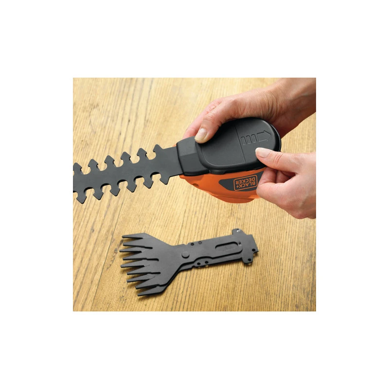 Sculpte-haie/Cisaille à Gazon GSL700-QW 7V 1.5Ah 15cm Black & Decker 2 Sculpte-haie/Cisaille à Gazon GSL700-QW 7V 1.5Ah 15cm Black & Decker – Image 2