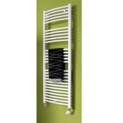 Sèche-serviette Thermor Corsaire Eau Chaude 408W Blanc Galbé -Kobleo seche serviette thermor corsaire eau chaude 408w blanc galbe 4