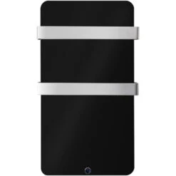 Sèche-serviettes En Verre XTAL Bagno 600 W Noir XTAL6N