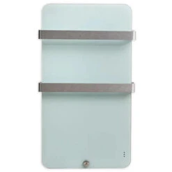 Sèche-serviettes XTAL6B En Verre Ultra Plat 600W Couleur Aquamarine