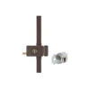 Serrure 3 Points Marron CP TRANSIT 2 Fouillot 88x140mm Droite 4 Clés H