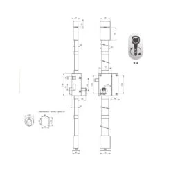 Serrure 3 Points TARGA CP TRANSIT 2 à Tirage 75 X 130 Mm Gauche 4 Clés -Kobleo serrure 3 points targa cp transit 2 a tirage 75 x 130 mm gauche 4 cles 1