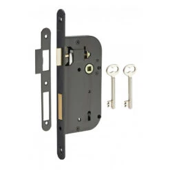 Serrure à Encastrer 4 Gorges Axe 50 Mm Gauche V/BR/L 901213